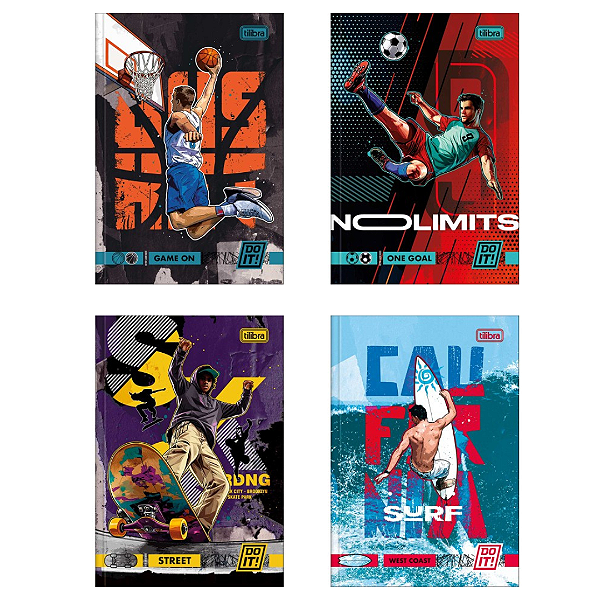 Caderno BROCH CD 1/4 DO IT 80F - UNIDADE SORTIDA - TILIBRA