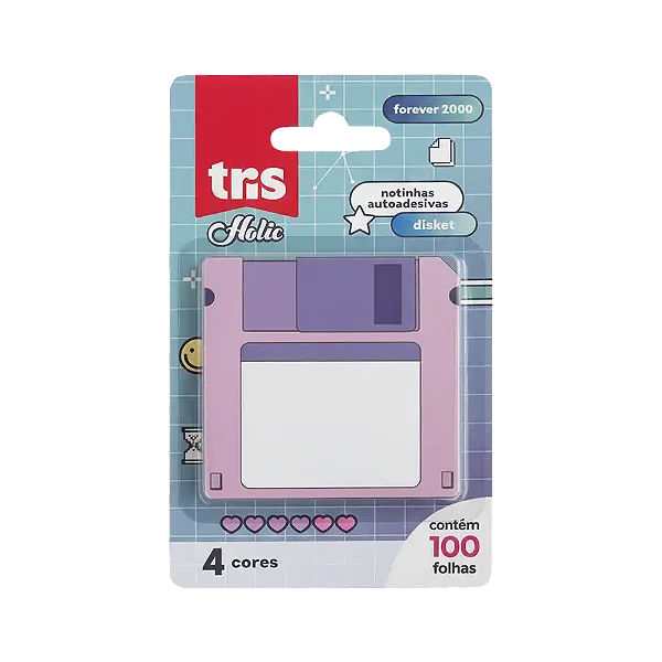 Bloco de notas AUTO HOLIC DISKET - 70x70 100Fls - TRIS