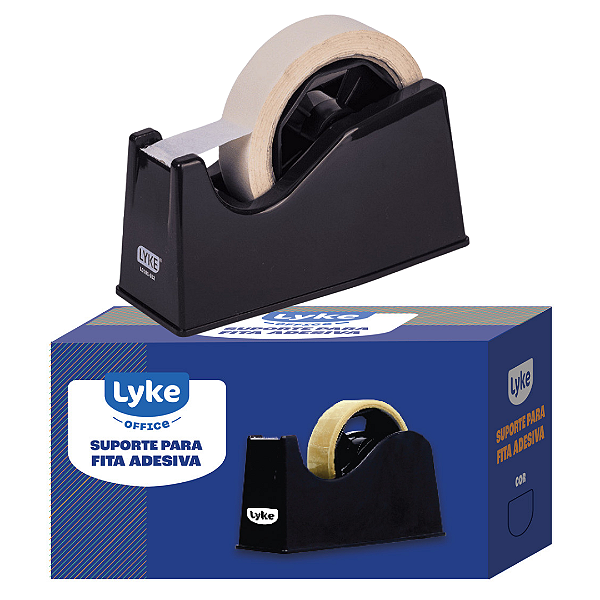 Suporte P/ FITA Adesiva - PRETO - Médio  - LYKE