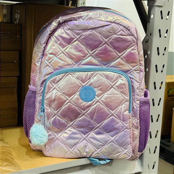 Mochila STAR LIlás e Azul  - FOFY