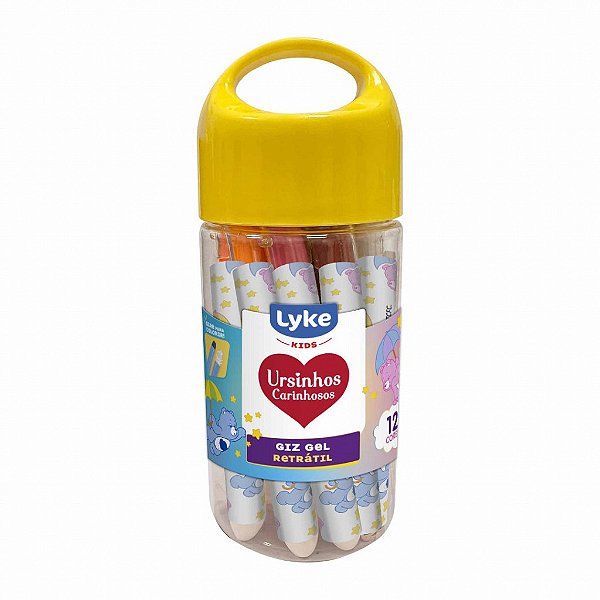 GIZ RETRATIL - COLOR GEL - TUBO C/ 12 CORES - LYKE