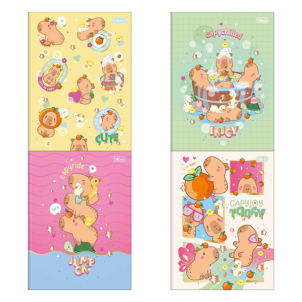 Caderno Brochura - CAPYCLUB 48F - CAPA SORTIDA - TILIBRA