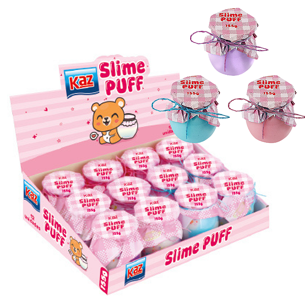 Slime PUFF 155G - UNIDADE COR SORTIDA  - KAZ