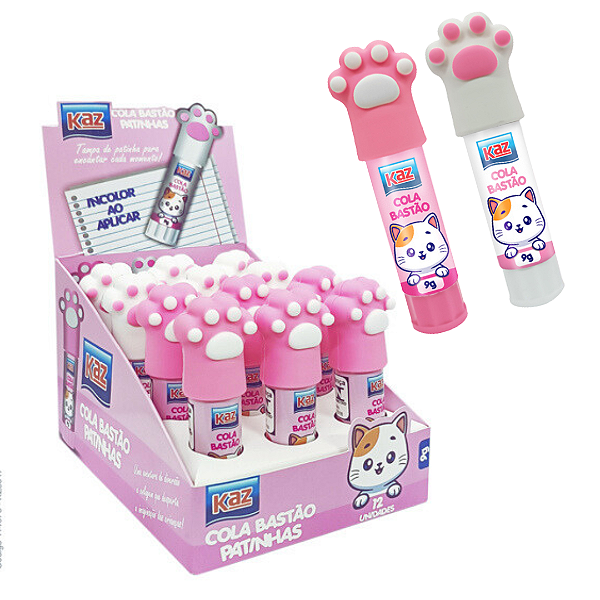 Cola bastão 9G PATINHAS - CAIXA 12 UND - KAZ