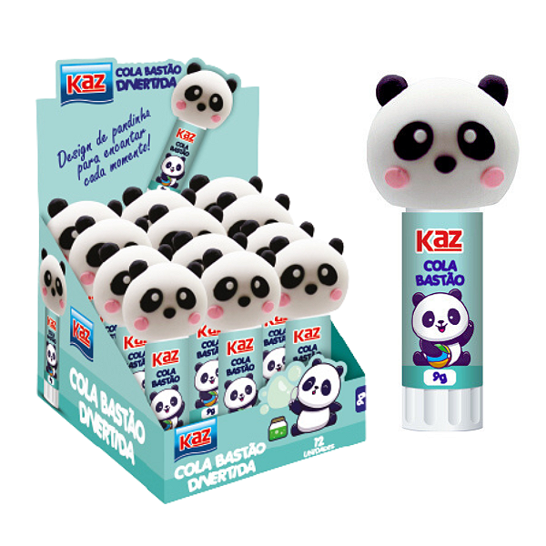 Cola Bastão 9G PANDA  - CAIXA 12 UND - KAZ