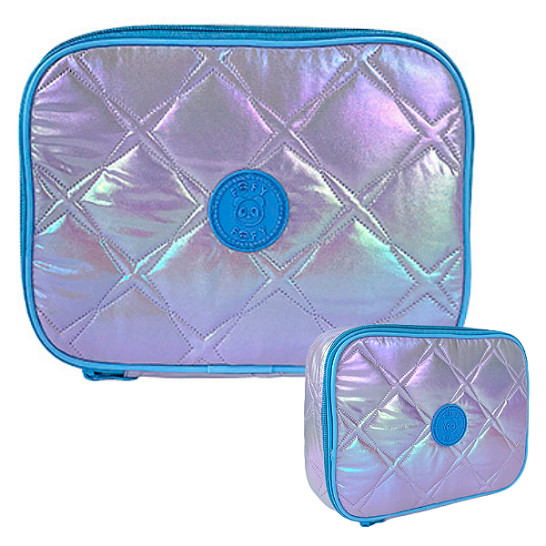 Estojo Porta Objetos STAR  LILAS AZUL - FOFY