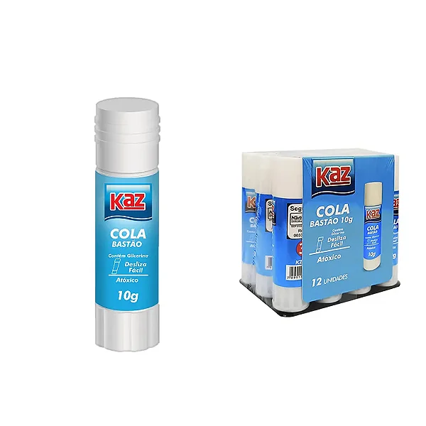 Cola Bastão 10G - DISPLAY 12 UND  - KAZ