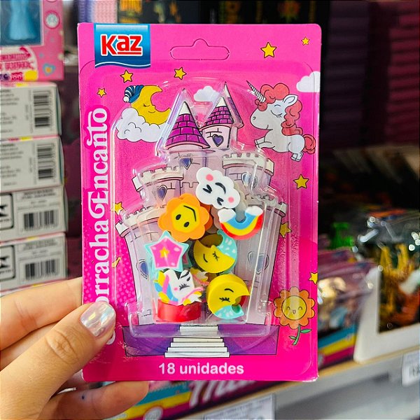 Borracha Fantasia ENCANTO  MINI - BLISTER 18 PEÇAS - KAZ