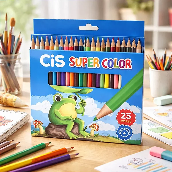 Lapis de cor 24 cores SUPER COLOR - CIS