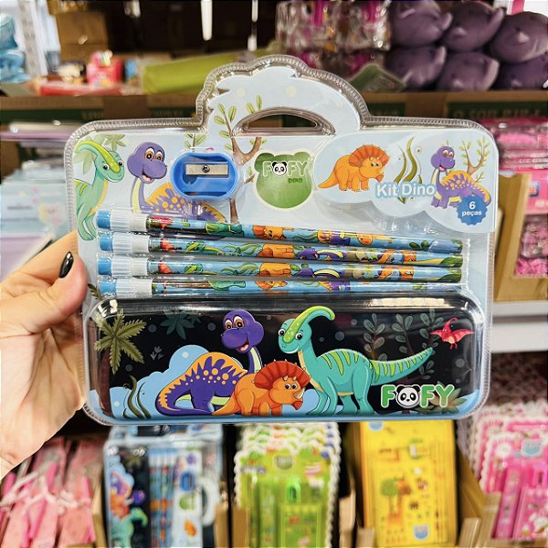 Kit Dinossauro - KIT  6 PECAS  - FOFY
