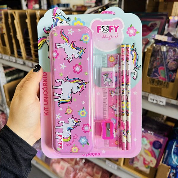 KIT UNICORNIO - KIT  6 PECAS- FOFY