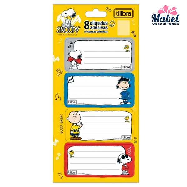Etiqueta Adesiva SNOOPY  - UND - TILIBRA
