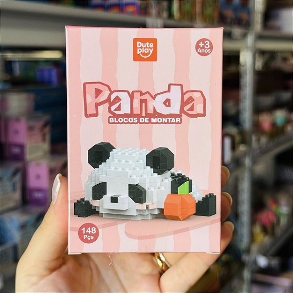 Bloco de montar - PANDA 148pç - UND SORTIDA - DUTE