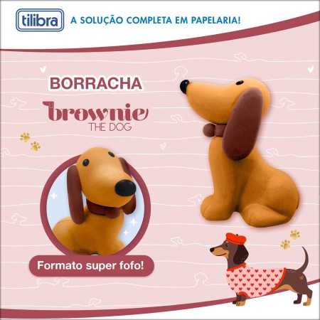 Borracha BROWNIE DOG -  UND - TILIBRA