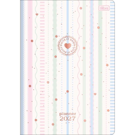 Agenda Planner Grampeado SOHO 2027 - UND SORTIDADA - TILIBRA