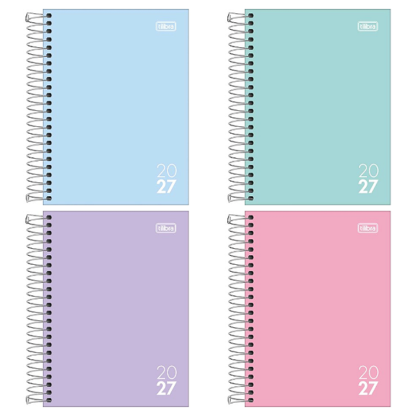 Agenda Espiral ZIP COLORS 2027 - UND SORTIDA - TILIBRA