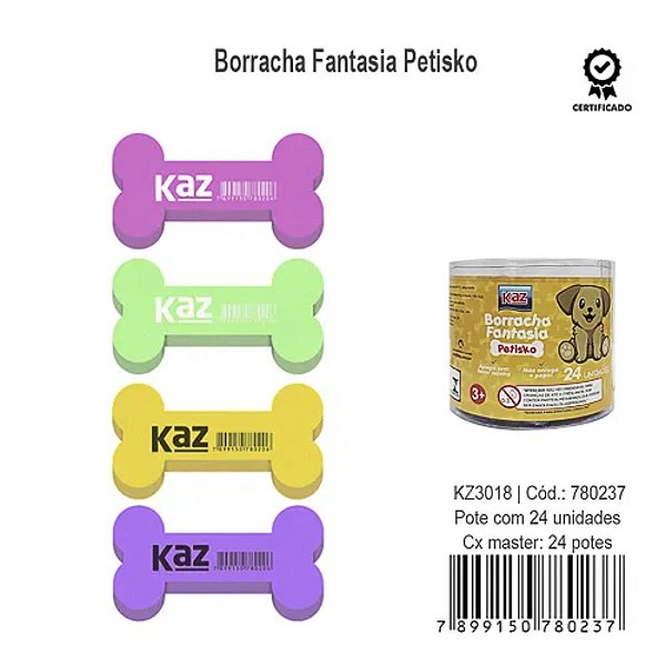 Borracha Fantasia PETISKO CX C/24 - KAZ