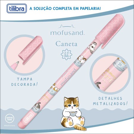 Caneta 0.7MM MOFUSAND - DISPLAY 12 UND - TILIBRA