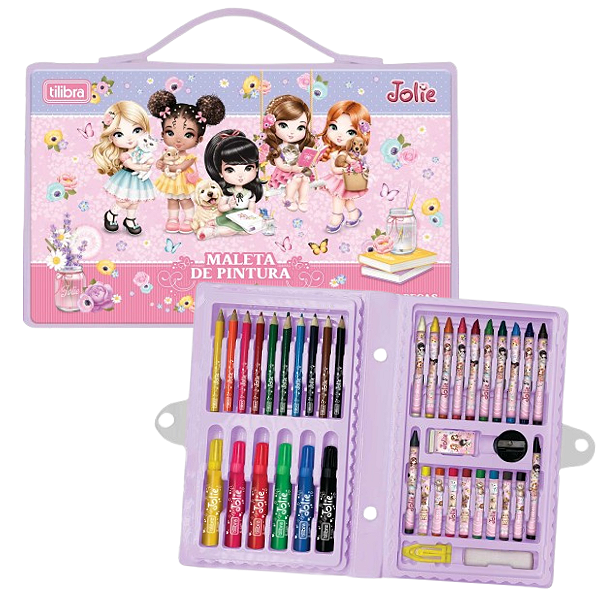 Kit Maleta Pintura JOLIE 42PCS - TILIBRA