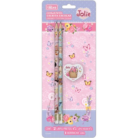 Kit Escolar JOLIE - BLISTER 3 PEÇAS - TILIBRA