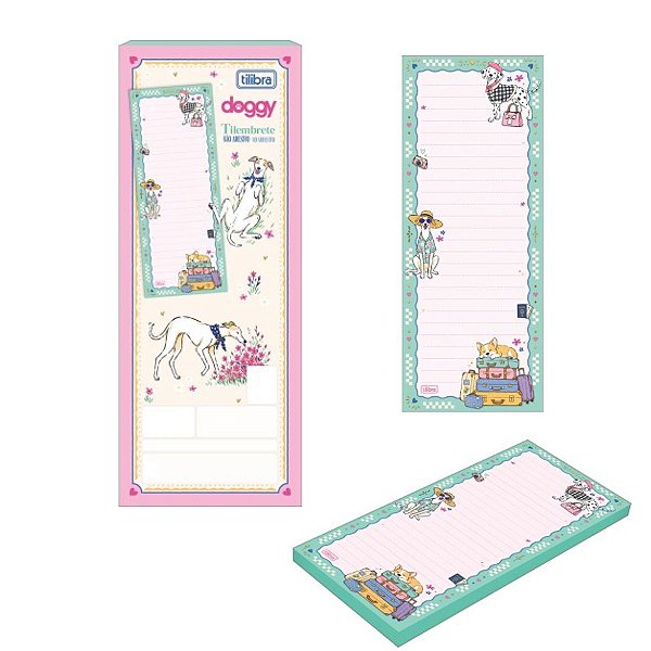 Bloco Tilembrete Grande DOGGY 50F - TILIBRA