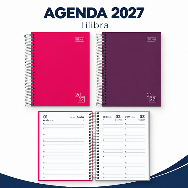 Agenda Espiral SPICE CORES  2027 - UND SORTIDA - TILIBRA