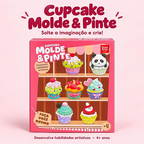 Brinquedo KIT MOLDE CUPCAKE - DUTE