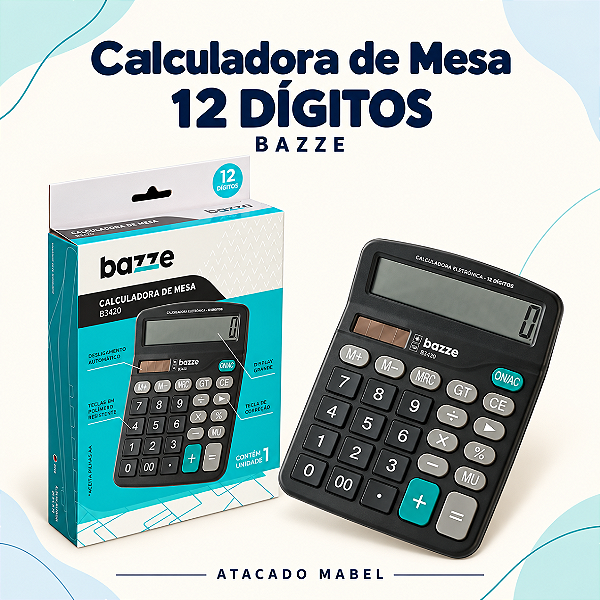 Calculadora de MESA 12DÍGITOS  - BAZZE