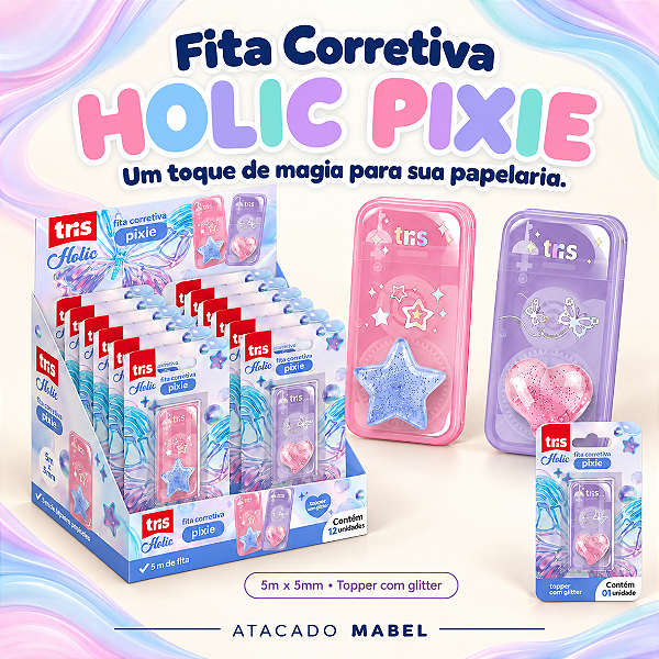 Fita Corretiva HOLIC PIXIE 5mX5mm - TRIS