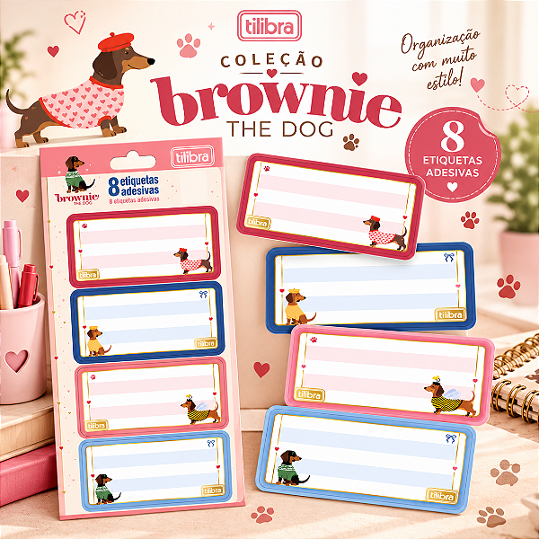 Etiqueta Adesiva BROWNIE - UND - TILIBRA