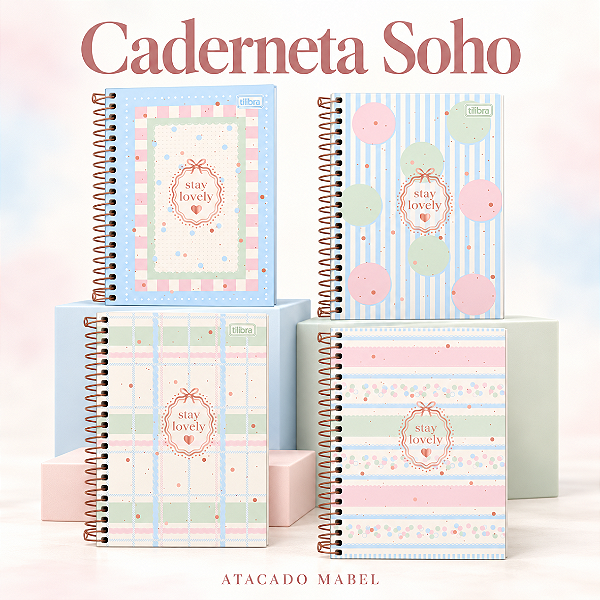 Caderneta ESP CD 1/8 SOHO 80F - UND SORTIDA - TILIBRA