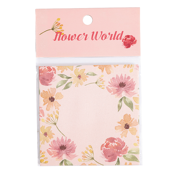 Bloco Adesivo FLORAL 50F - SKYPAPER