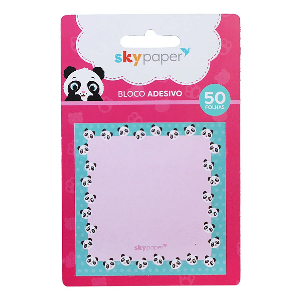 Bloco Adesivo PANDA 50F - SKYPAPER