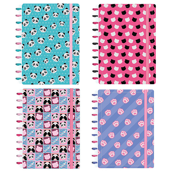 Caderno de Disco Colegial 80F PANDA - SKYPAPER