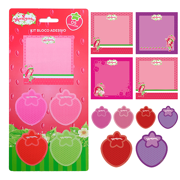 Bloco kit Adesivo MORANGUINHO KIT 5 25F - SKYPAPER