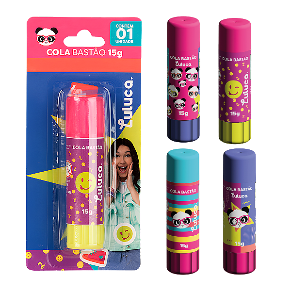 Cola Bastão 15G LULUCA BLISTER 01 UND - SKYPAPER