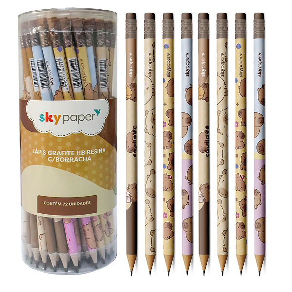 Lápis HB POTE C/72 CAPIVARA - SKYPAPER