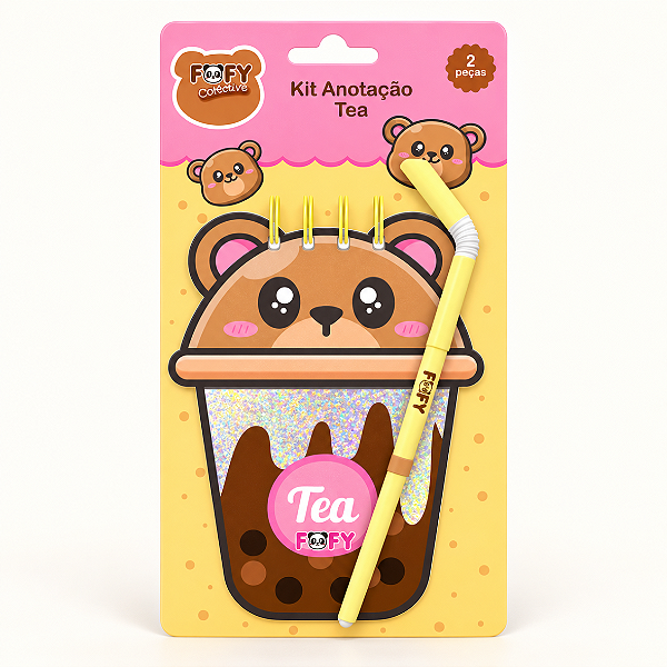 Kit de Anotações TEA - 2 PEÇAS - FOFY