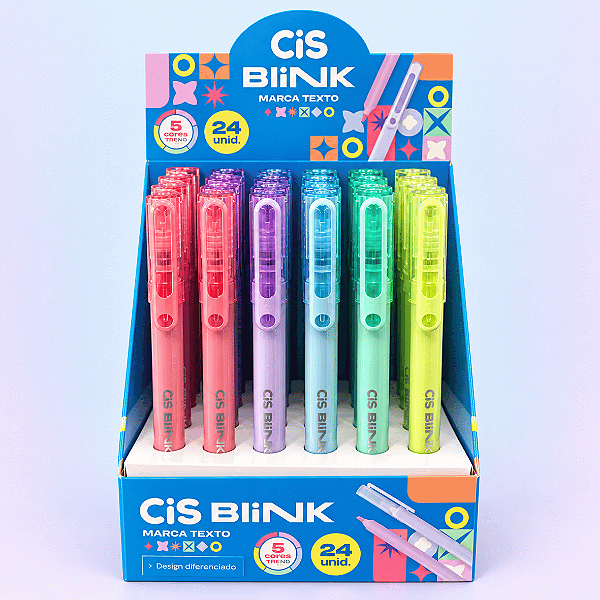Marca Texto BLINK DP C/24 COLORS - CIS