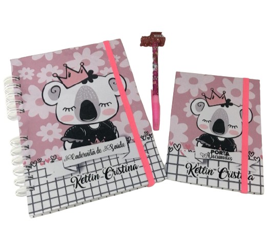 Caderneta de Vacinação e Porta Documentos personalizados