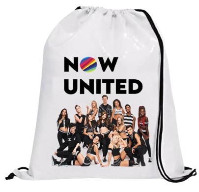 Mochila em Poliéster Branca 20 X 30 cm Modelo Infantil