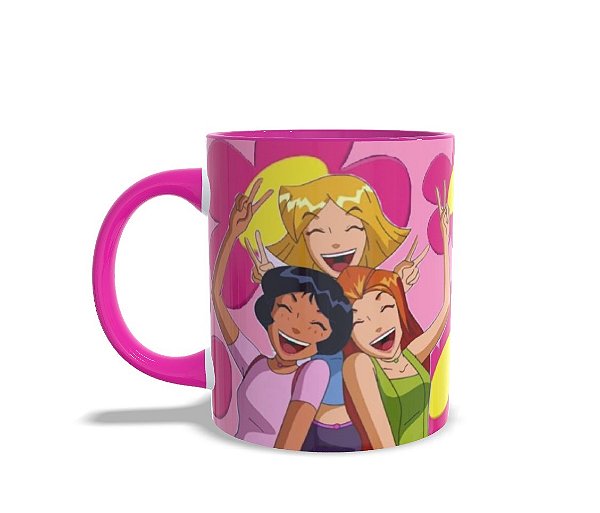 Caneca com Alça e Borda Colorida Personalizada.