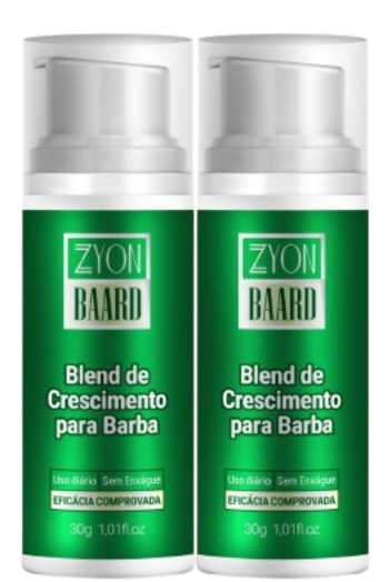 BLEND PARA CRESCIMENTO DE BARBA KIT 2 MESES