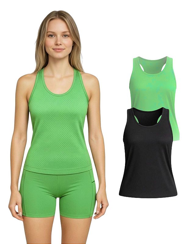 Kit 2 Regata Nadador Dryfit Fitness Academia