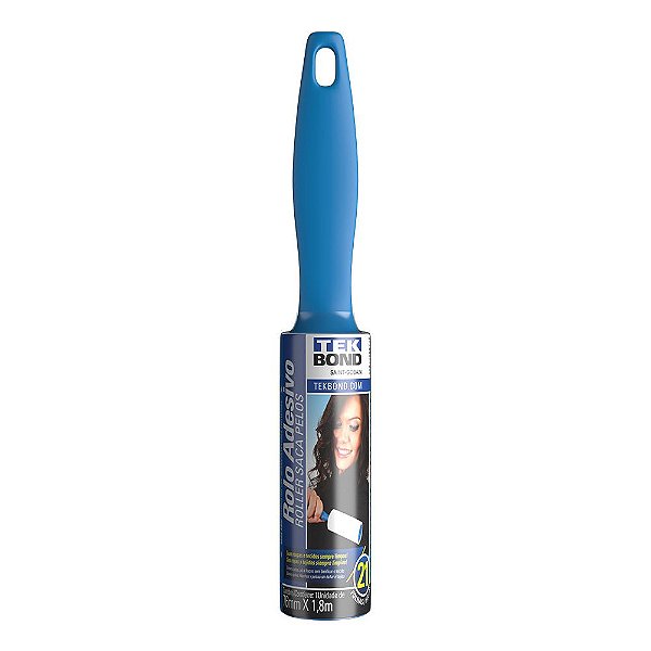 Rolo Adesivo Tira Pelos 76Mm 21 Folhas Tekbond