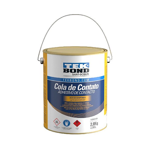 Cola De Contato 2,8kg Sapateiro Extra Forte Couro Tekbond