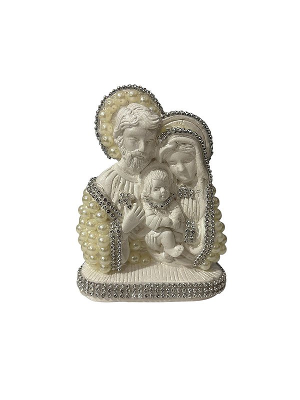 IMAGEM BUSTO SAGRADA FAMILIA PEROLA PEQ - UNI