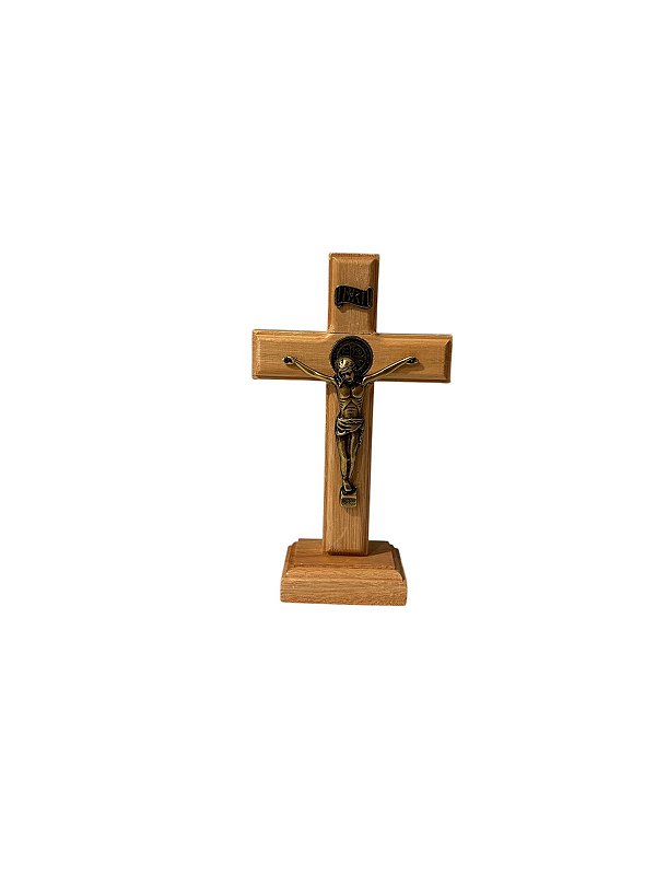CRUCIFIXO EUCALIPTO PEQ 13CM