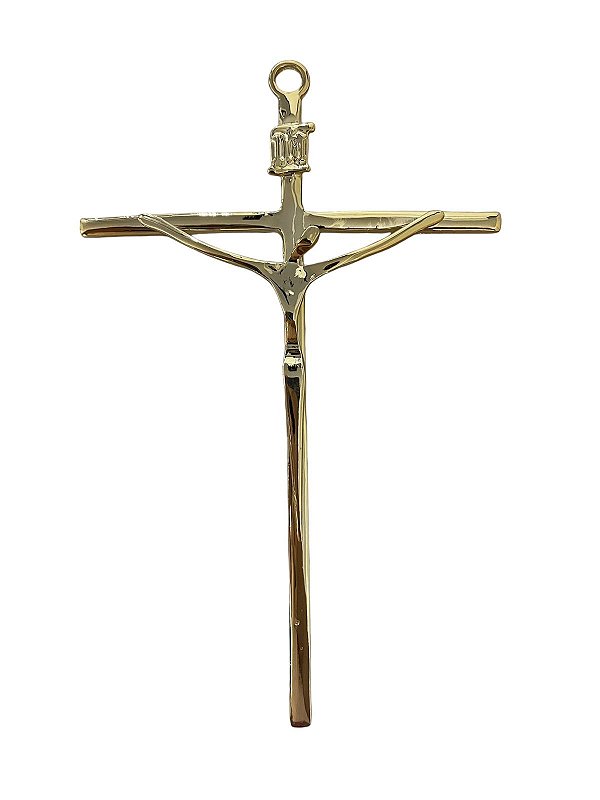 CRUCIFIXO METAL ESTILIZADA GRD 24CM