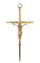 CRUCIFIXO METAL FINA 14CM